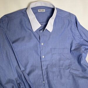 Giorgio Armani Men's Two-Tone Dress Shirt